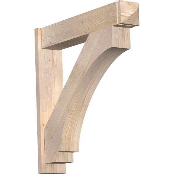 Ekena Millwork Imperial Smooth Arts and Crafts Outlooker, Douglas Fir, 7 1/2"W x 38"D x 38"H OUT08X38X38IMP03SDF - main